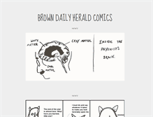 Tablet Screenshot of comics.browndailyherald.com